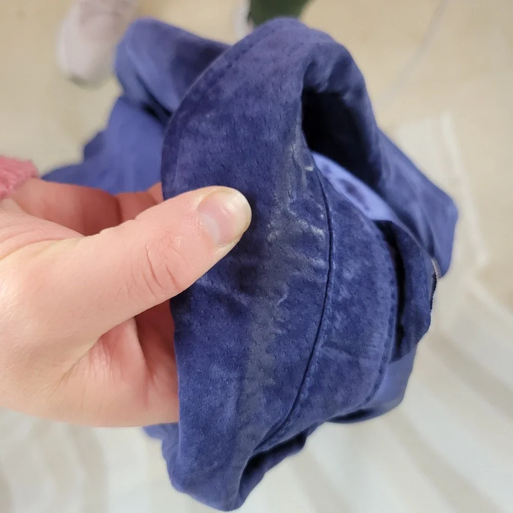 Vintage D&Co Suede Jacket Shacket Blue Purple Size Extra Large‎ - Picture 10 of 11